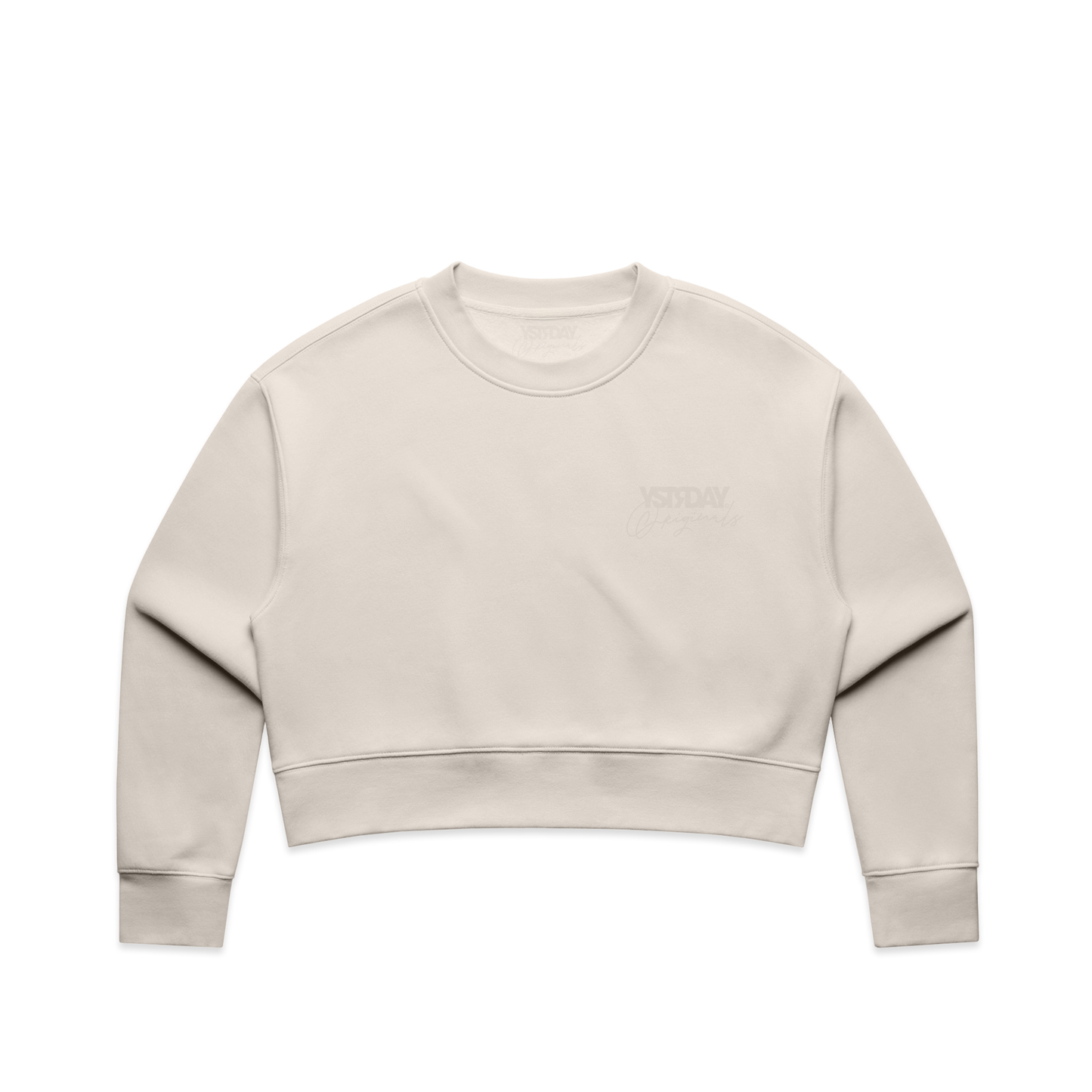 Ystrday's Originals Drop Crop Crew - Womens