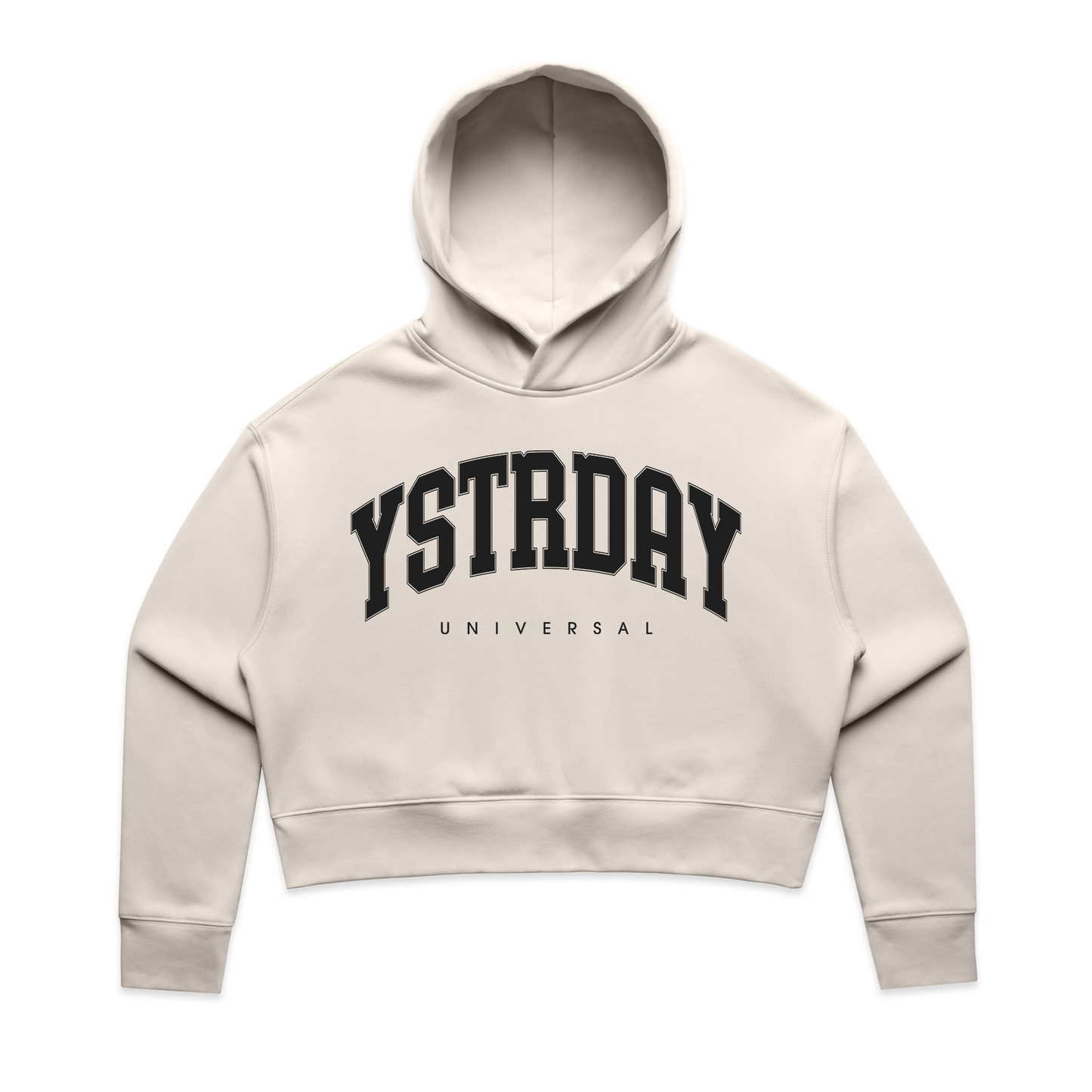 Women's Drop Crop University Hoodie