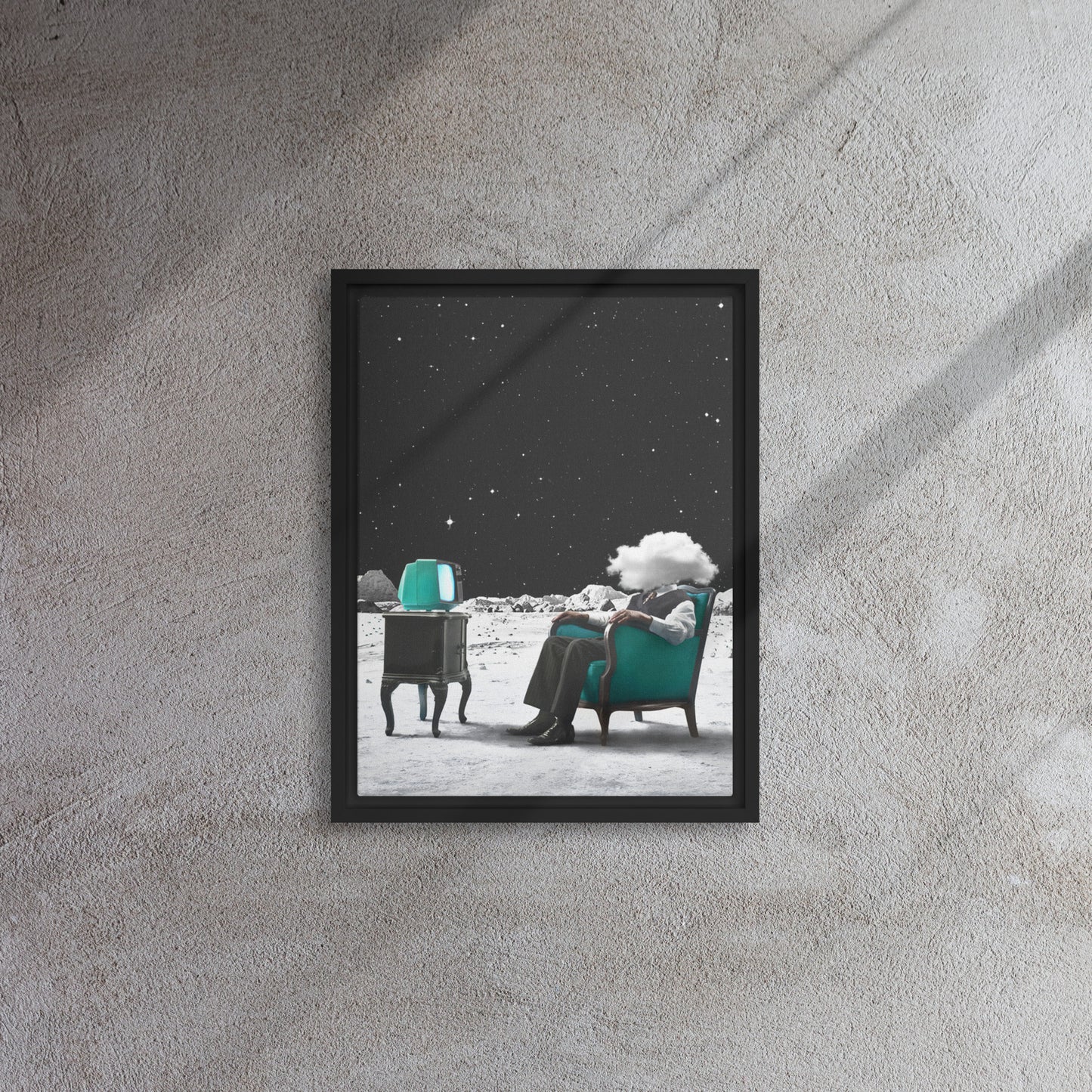 Brain Fog Gallery Framed Canvas