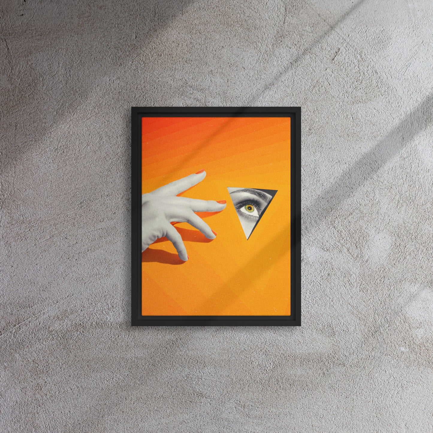 Eye of the Beholder Gallery Framed Canvas