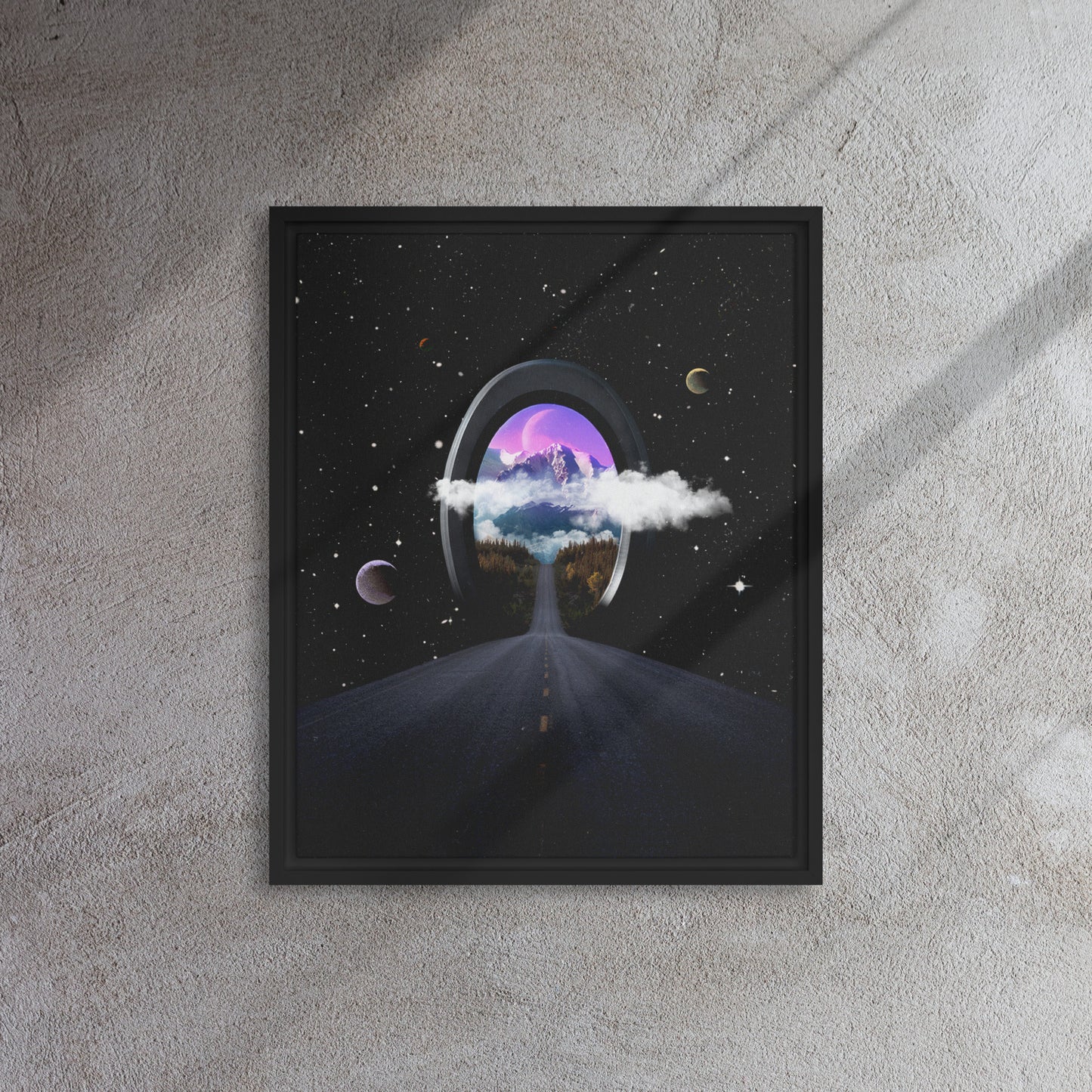 Country Road Gallery Framed Canvas