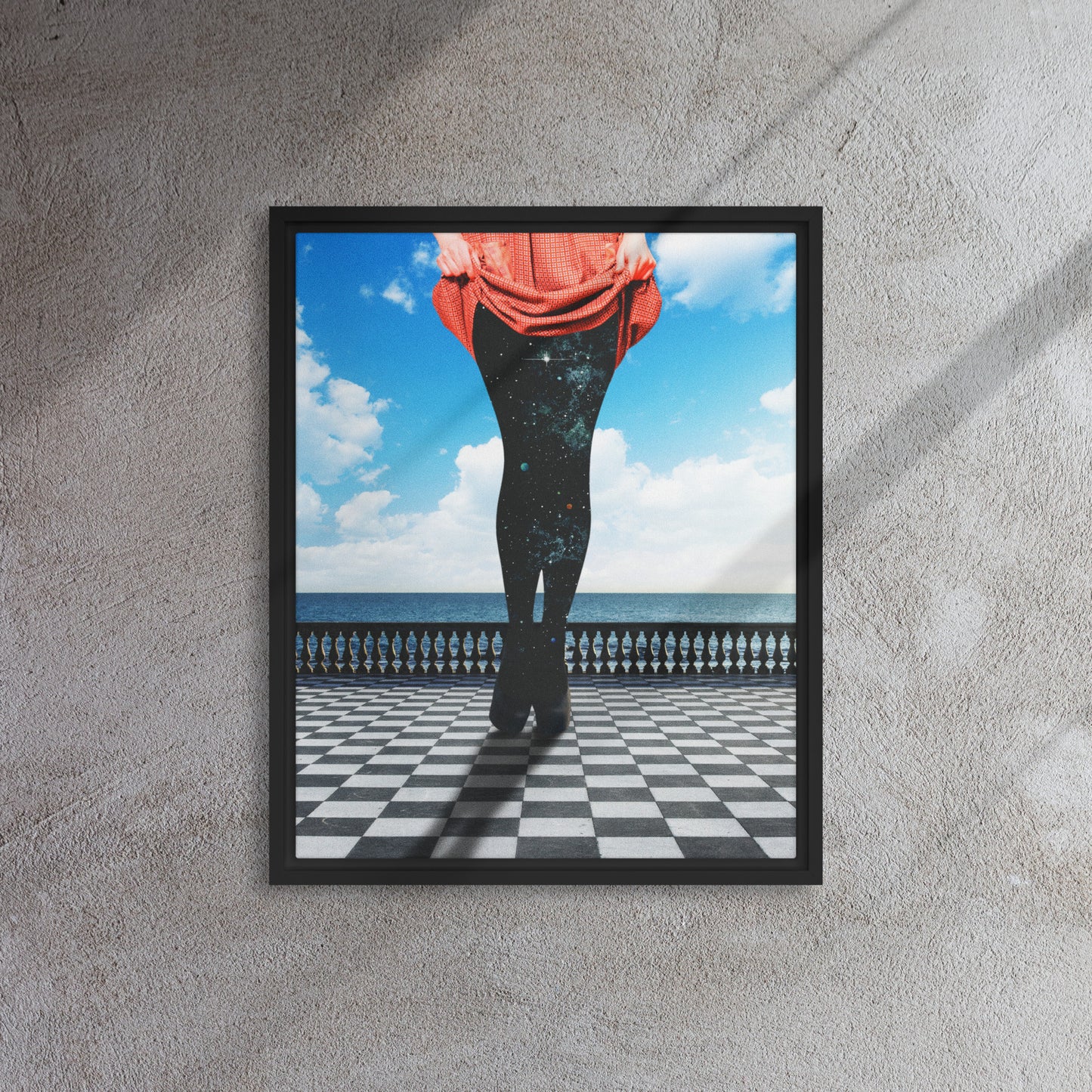 Center of My Universe Gallery Framed Canvas