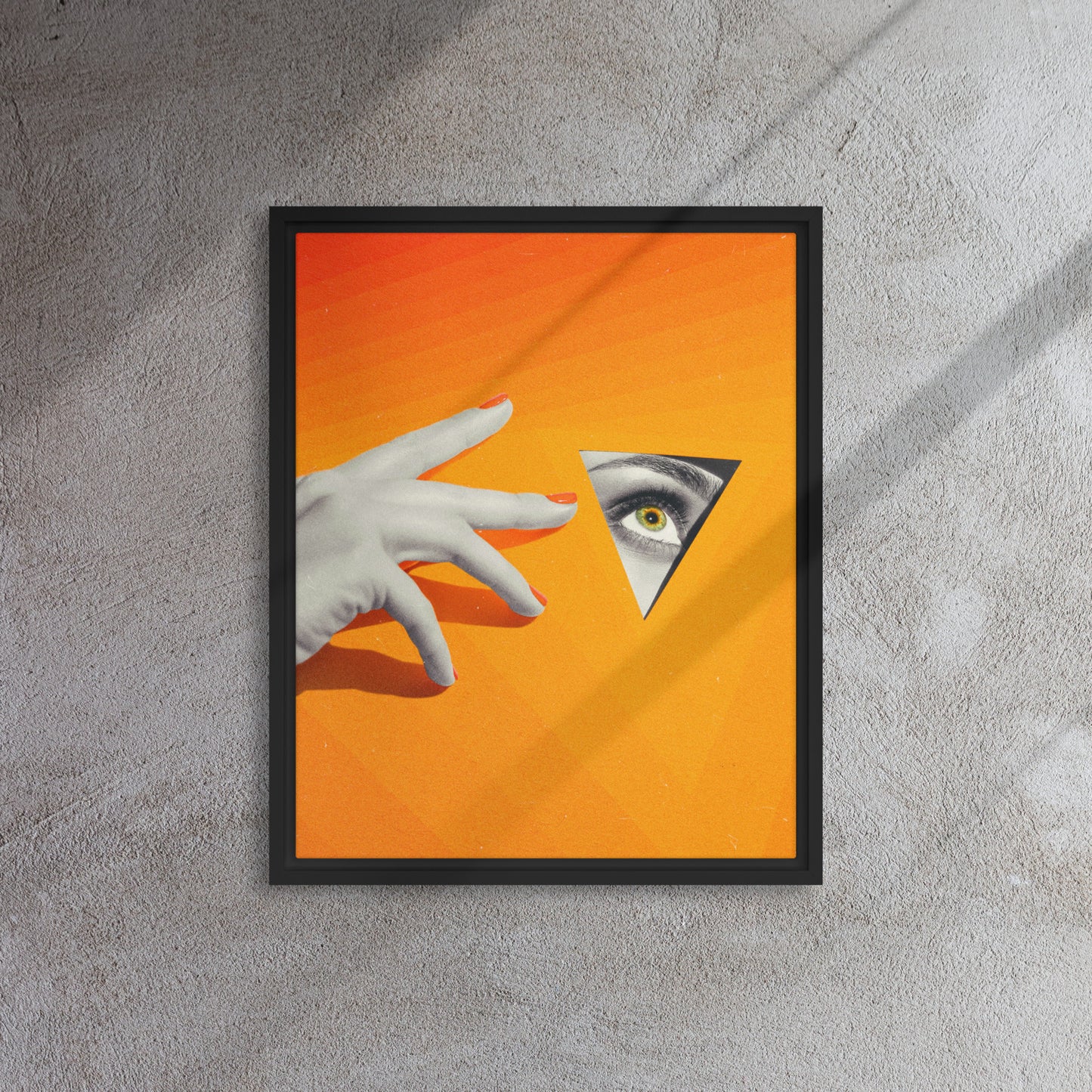 Eye of the Beholder Gallery Framed Canvas