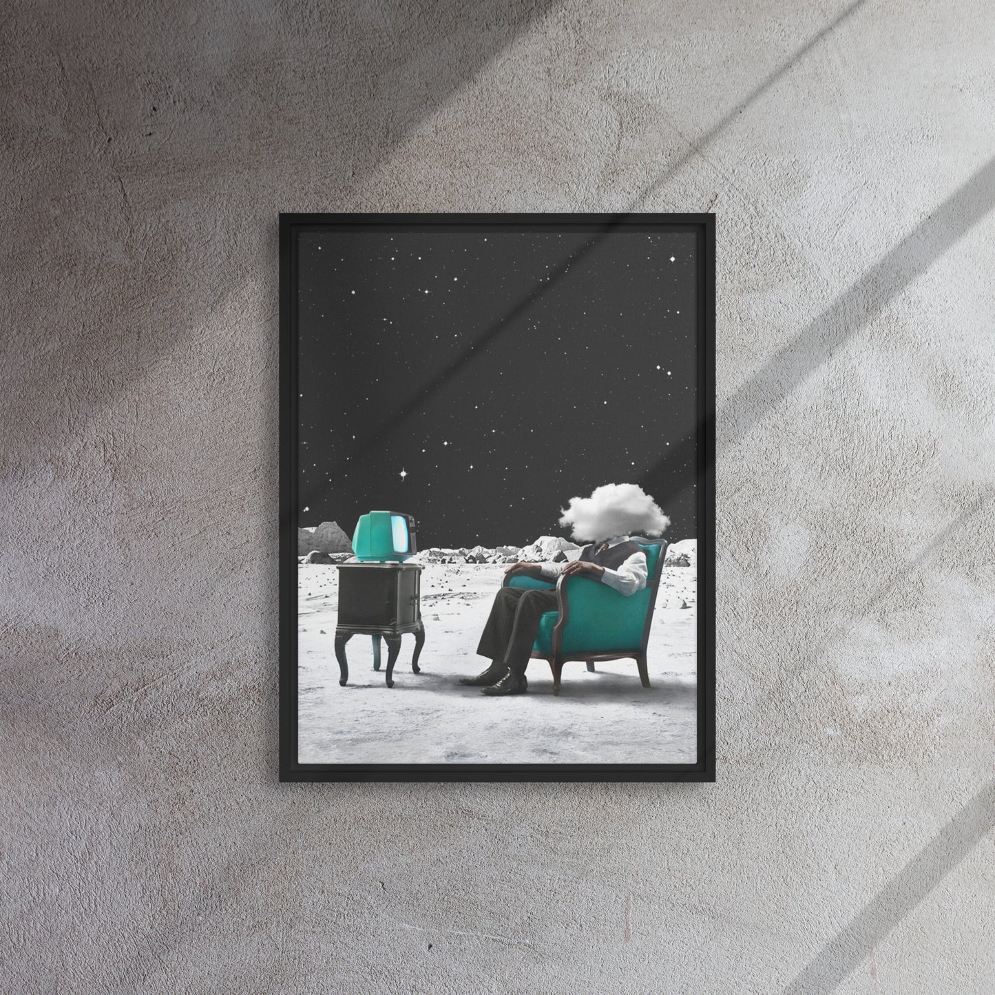 Brain Fog Gallery Framed Canvas