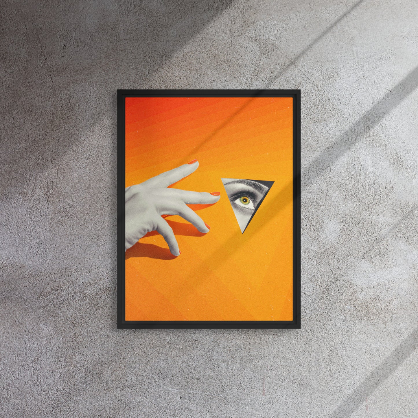 Eye of the Beholder Gallery Framed Canvas