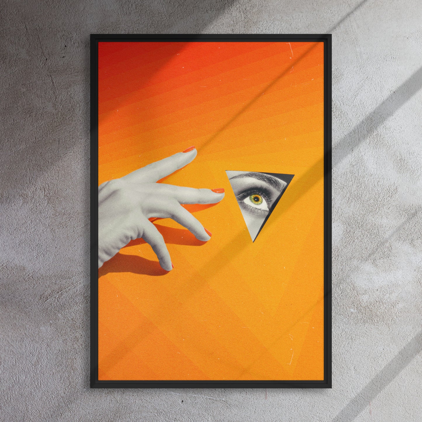 Eye of the Beholder Gallery Framed Canvas