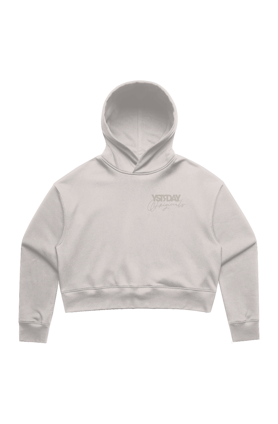 Ystrday's Originals Drop Crop Hoodie - Womens