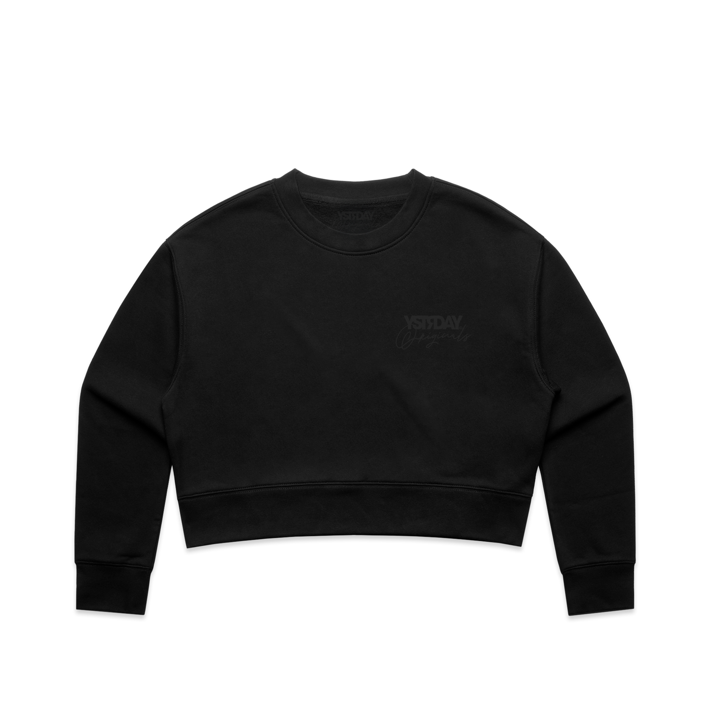 Ystrday's Originals Drop Crop Crew - Womens
