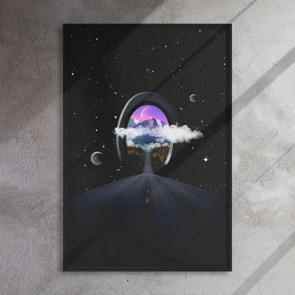 Country Road Gallery Framed Canvas