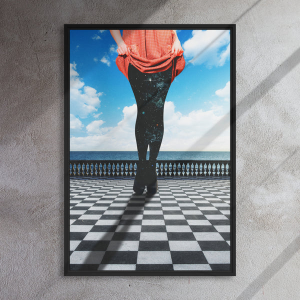 Center of My Universe Gallery Framed Canvas